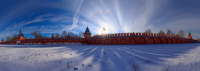 Тула - Тульский кремль построен  в 1514 - 1521 г.  Кремль после реставрации.