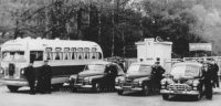 Тула - Тула, Тула, Тула - я, Тула - Родина моя!   Первые  послевоенные автобусы и легковые такси в Туле. 1950 год.