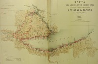 Иркутская область - Карта Кругобайкальской железной дороги, 1906