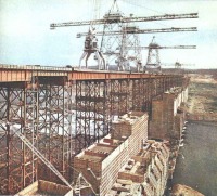 Усть-Илимск - Строительство Усть-Илимской ГЭС. 1974 год