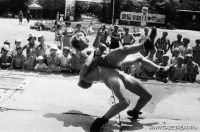 Биробиджан - Выступление борцов в парке. 1980 год.