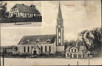 Калининградская область - Kaukehmen. Kirche, Pfarrhaus.