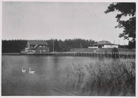Калининградская область - Rominter Heide. Marinowo See - Blick auf das Kurhaus Marinovo.
