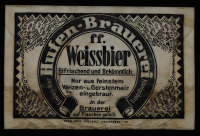 Калининградская область - Bier-Etikett - ff. Weissbier . Hufen-Brauerei