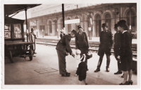 Калининград - На перроне Центрального вокзала Кёнигсберга 1942 год.