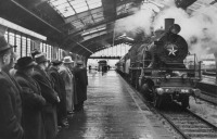 Калининград - Прибытие поезда с Н. С. Хрущевым в Калининград, 1956 год.