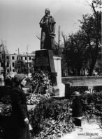 Калининград - Калининград (до 1946 г. Кёнигсберг). Памятник Шиллеру после войны
