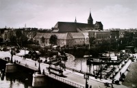  - Деревянный мост и Кафедральный собор, 1925 год