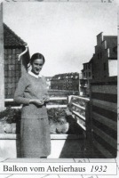 Калининград - Kеnigsberg, Balkon vom Atelierhaus, Gertrud Lerbs