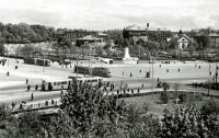 Калининград - Вид на площадь Победы, построенную на месте Немецкой восточной ярмарки.