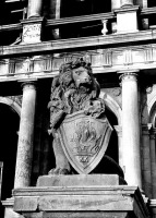 Калининград - Скульптура льва у здания Биржи