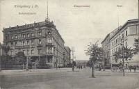 Калининград - Koenigsberg. Ostpreussen,Klapperwiese,Post,Bahnhofs-Hotel