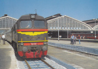 Калининград - Калининград. Поезд Берлин-Калининград на платформе Южного вокзала.
