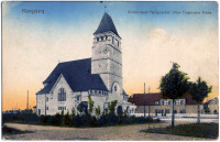 Калининград - Koenigsberg. Villenkolonie Maraunenhof. Neue Tragheimer Kirche.
