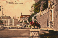 Калининград - Koenigsberg. Teilansicht der Schlossterrasse.