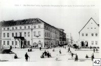 Советск - Аптека Вехтера на углу Deutsche Strasse и Wasserstrasse в 1850 году.