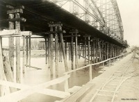 Советск - Тильзит. Строительство северной части моста Королевы Луизы.Фото 21 октября 1905 года.