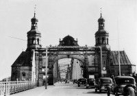 Советск - Тильзит. Вид на южный портал моста Королевы Луизы. 1938 г.