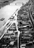 Советск - Тильзит. Вид на мост Королевы Луизы и западную часть города. 1920 г.