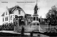 Черняховск - Insterburg, Kriegerdenkmal und Elektrizitaetswerk.