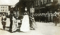 Черняховск - Insterburg. Russische Parade am 5 Sept. 1914.