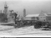 Балтийск - Пиллау. Гавань. Эвакуация / Pillau, Hafen, Fl?chtlinge 1945,