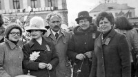 Гусев - Гусев. Первомайская демонстрация 1981 года. Работники 1 цеха завода СТА.