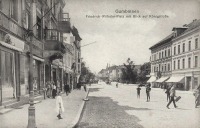 Гусев - Gumbinnen. Friedrich-Wilhelm-Platz, Konigstrasse