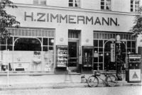 Гусев - Gumbinnen. Hermann Zimmermann, Installationsartikel, Eisenwaren, Bismarckstrasse.