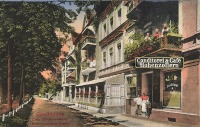 Гусев - Gumbinnen, Dammstrasse. Cafe Hohenzollern.