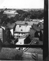 Гусев - Gumbinnen. Blick vom Kirchturm auf die Rathaus.