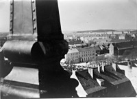 Гусев - Gumbinnen. Blick vom Kirchturm auf die Magazinplatz.
