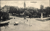 Гусев - Gumbinnen. Magazinplatz und Kriegerdenkmal.