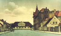 Гвардейск - Postkarte von Tapiau mit dem Verwaltungsgebaeude