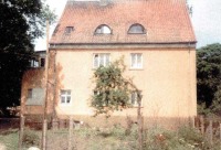 Гвардейск - Дом №. 20 на  Банхофштрассе (Вокзальной улице) с восточной стороны в 1995 году