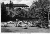Неман - Ragnit. Garten mit Schloss.