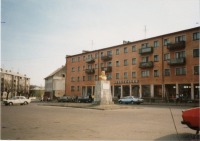 Багратионовск - Бюст Багратиона на центральной площади
