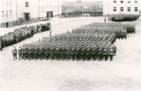 Багратионовск - Preussisch Eylau, Infanterie-Kaserne, Parade des Infanteriebattalions