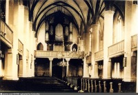 Славск - Heinrichswalde. Innenansicht der Kirche-Orgelseite