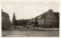 Нестеров - Ebenrode. Adolf Gitler-Platz mit Kirche.