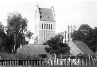 Правдинск - Blick auf die Kirche 1900—1945, Россия, Калининградская область, Правдинск