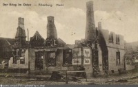 Правдинск - Der Krieg im Osten - Allenburg. Markt 1914—1918, Россия, Калининградская область, Правдинск