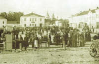 Калуга - Калуга  - Российский город. Площадь для торга. 1903  год.