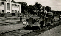 Жиздра - Железнодорожный вокзал станции Зикеево во время немецкой оккупации 1941-1943 гг в Великой Отечественной войне