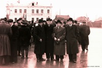 Истра - На пл. Революции. 7 ноября 1955 года. Автор снимка Алимпиев Владимир Александрович