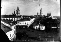 Кострома - Вид на Красные ряды и Костромской кремль, с Молочной горы
