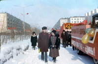 Норильск - Ленинский проспект. Первомайская демонстрация.