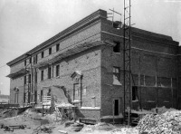 Норильск - Строительство кинотеатра имени В. И. Ленина.