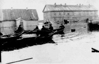 Дудинка - Дудинский аэропорт. Наводнение.