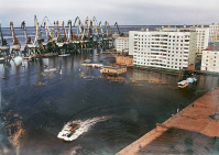 Дудинка - Наводнение.